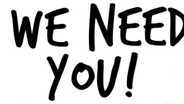 We Need You! Figure Pointing With Finger To You