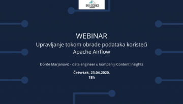 Upravljanje tokom obrade podataka koristeći Apache Airflow