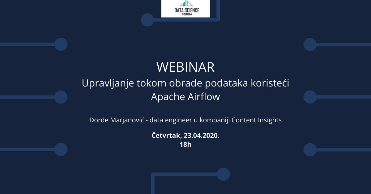 Upravljanje tokom obrade podataka koristeći Apache Airflow