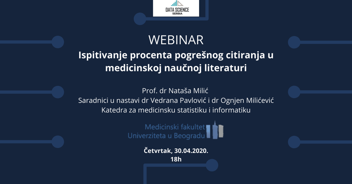 Ispitivanje procenta pogrešnog citiranja u medicinskoj naučnoj literaturi